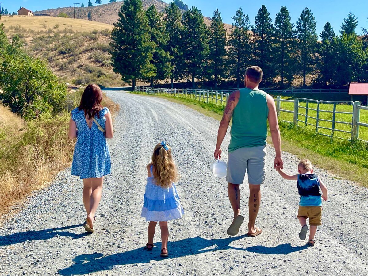 family going to Upick